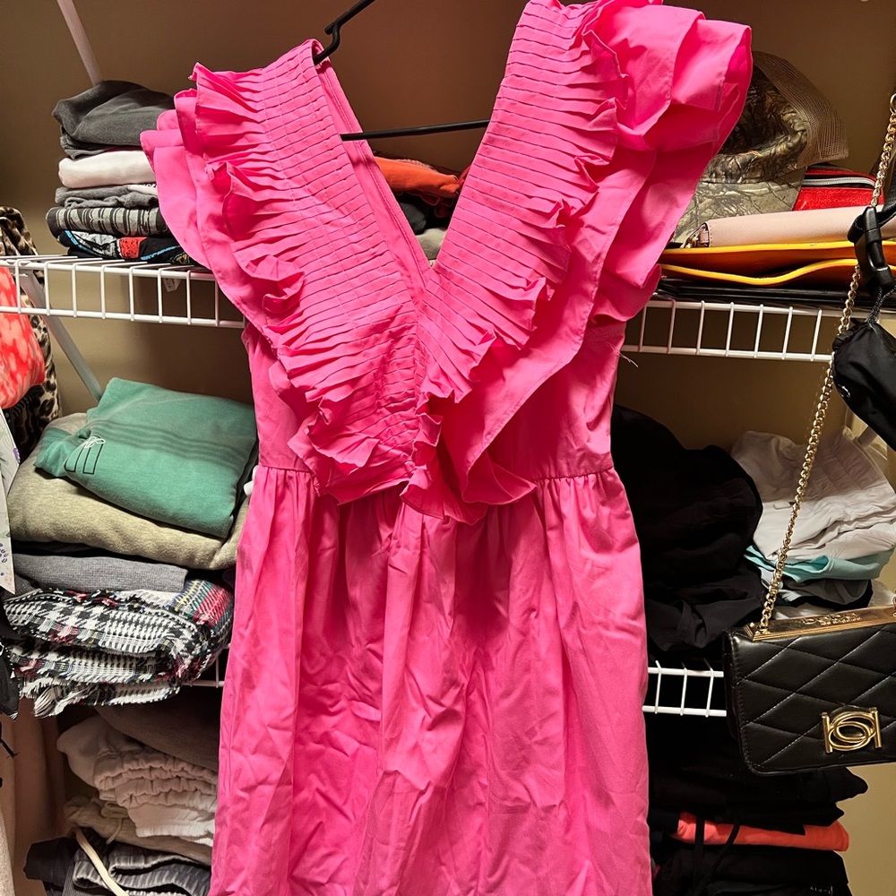 Pink Ruffle Dress